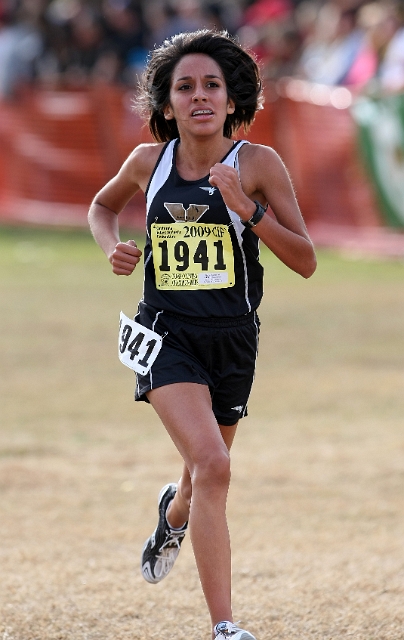 2009 CIF XC Girls D5-049.JPG - 2009 California CIF Cross Country Championships, Woodward Park, Fresno, California